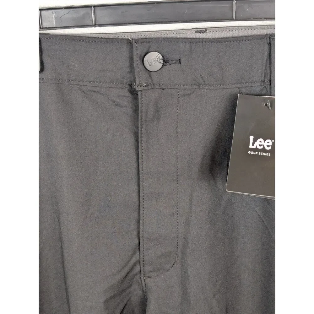 Lee Golf Series Pants Regular Fit Regular Taper Black Men's Size 44x30 NWT